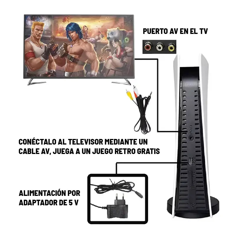 Game Station 5 | La consola retro que reúne generaciones 🧩