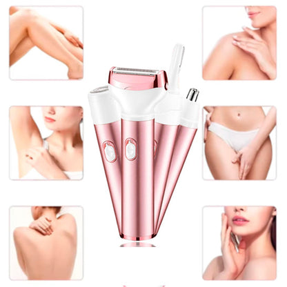 DEPILADORA 4 EN 1 | Depilación Total en 5 Minutos