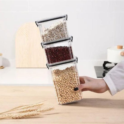 SET DE 5 CONTENEDORES 🥗 ALMACENA TUS ALIMENTOS HERMÉTICAMENTE