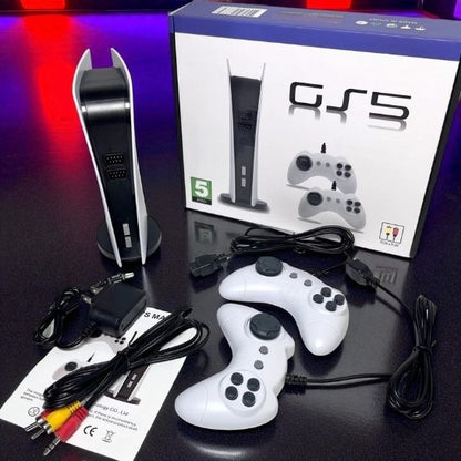 Consola Retro GS5 – 8 Bits con 620 juegos clásicos.