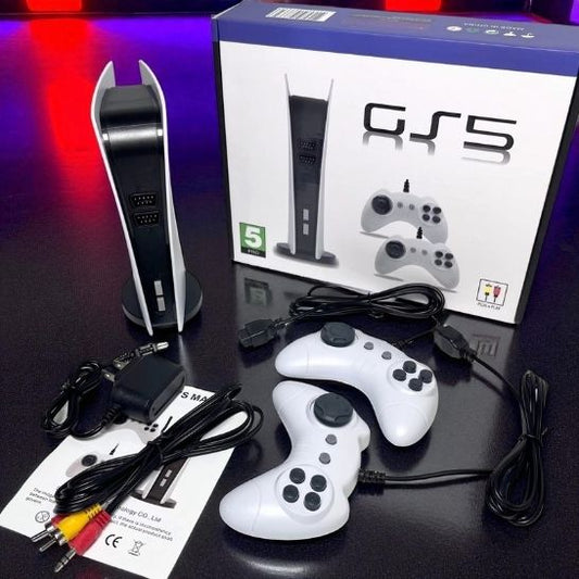 Consola Retro GS5 – 8 Bits con 620 juegos clásicos.