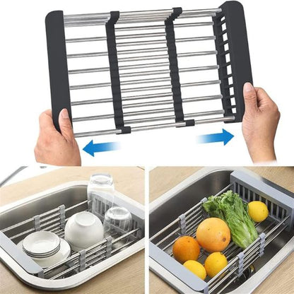 Escurridor de Trastes Expandible | Ahorra Espacio y Seca en Minutos