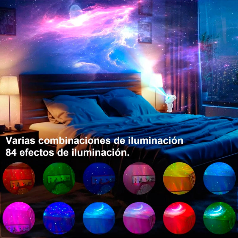 Lampara Proyector Astronauta | Un espacio en cada Habitación 🌌🤩