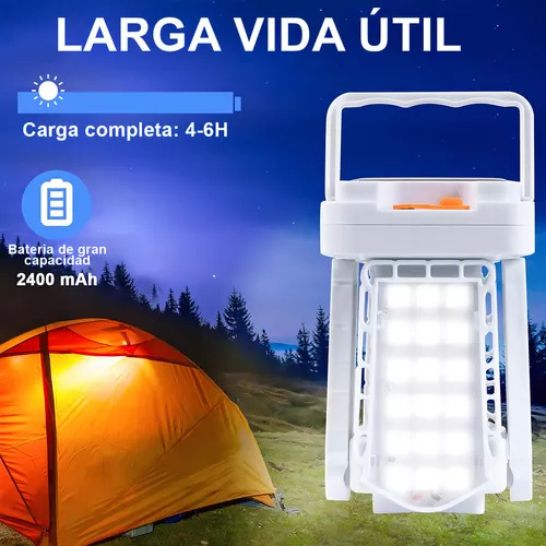 Lámpara Solar Recargable: Luz para cualquier situación 🔦