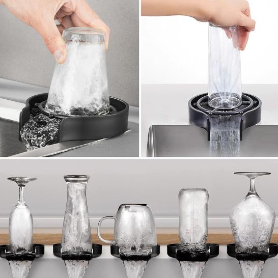 LIMPIADOR DE VASOS AUTOMÁTICO | Elimina residuos imposibles