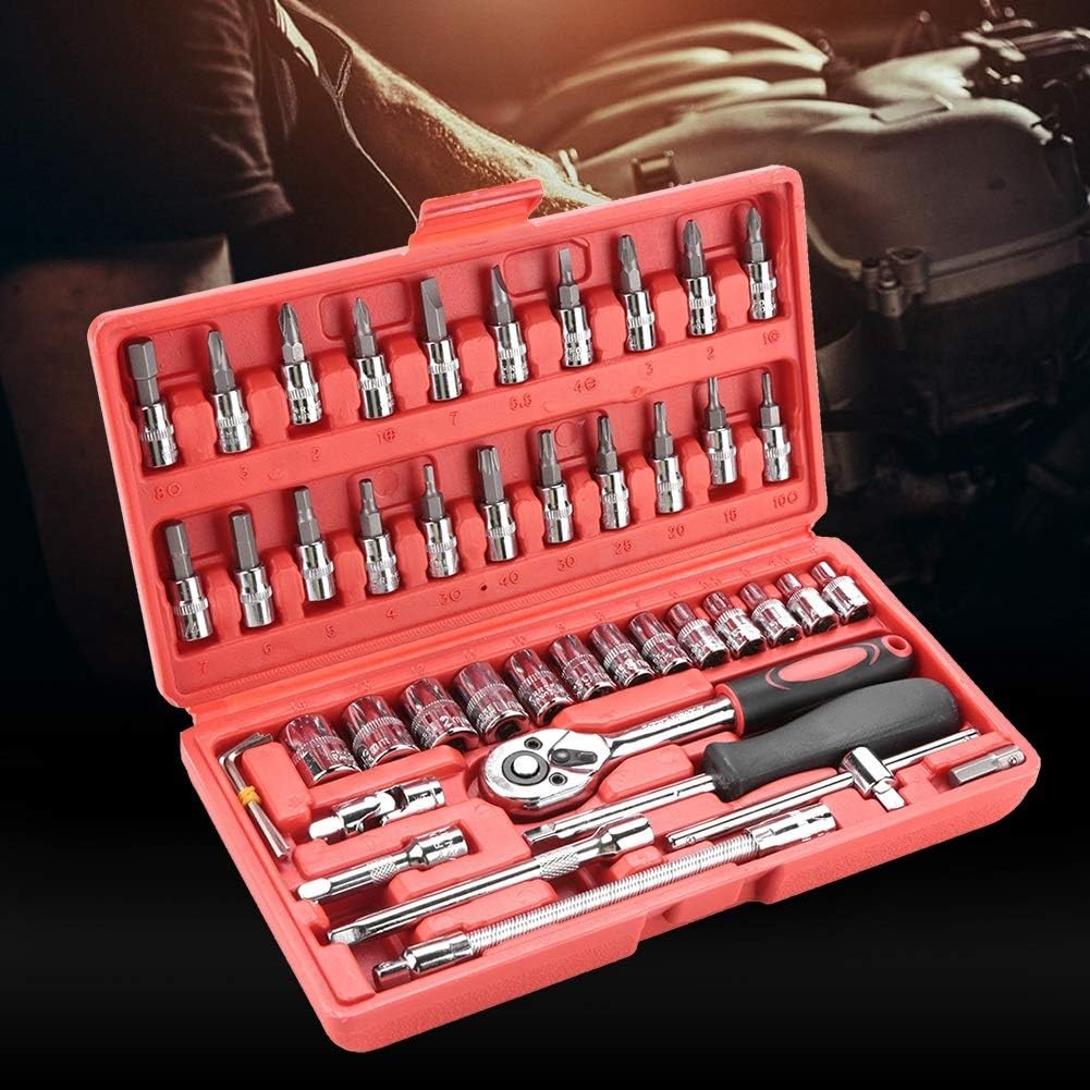 KIT DE HERRAMIENTAS 46 PIEZAS