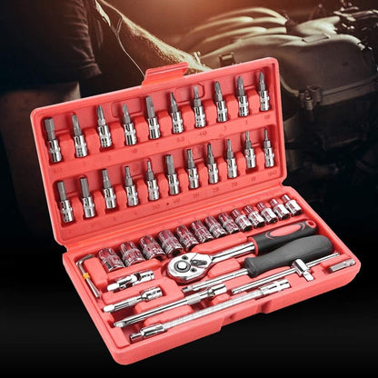 KIT DE HERRAMIENTAS 46 PIEZAS