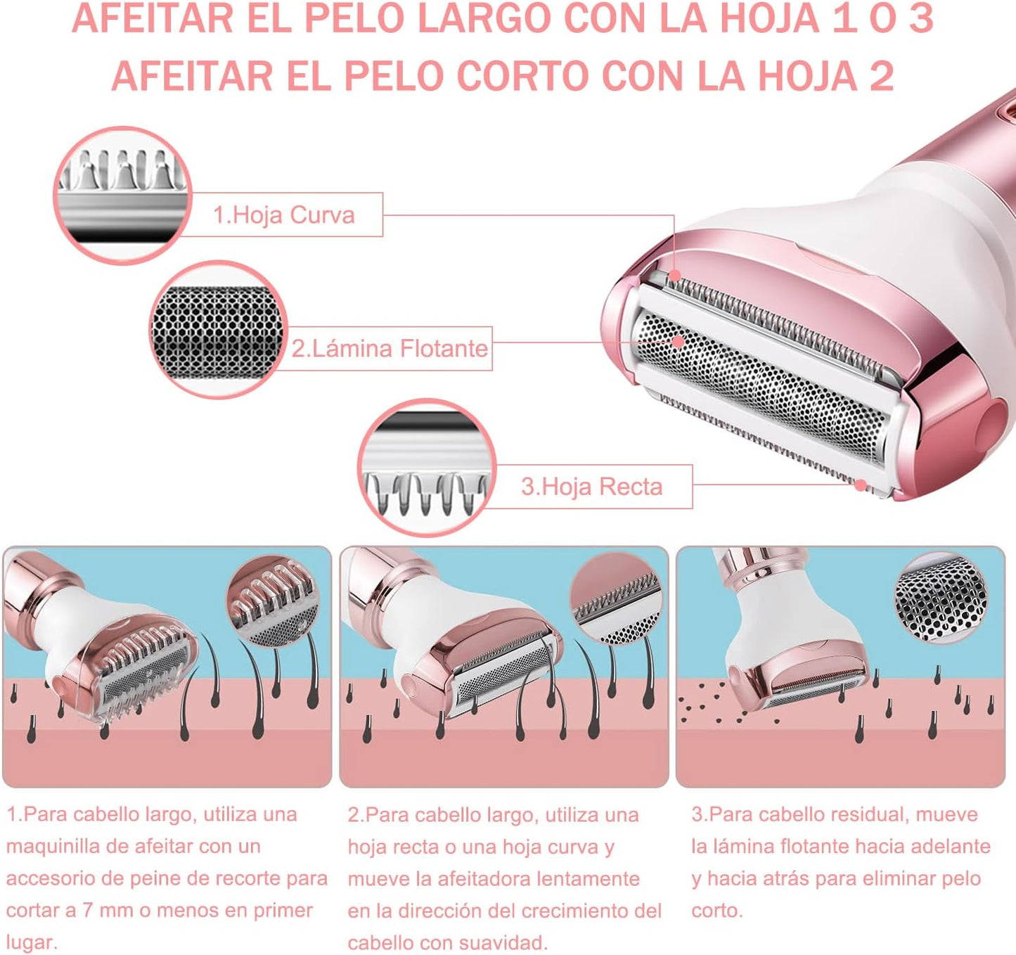 DEPILADORA 4 EN 1 | Depilación Total en 5 Minutos