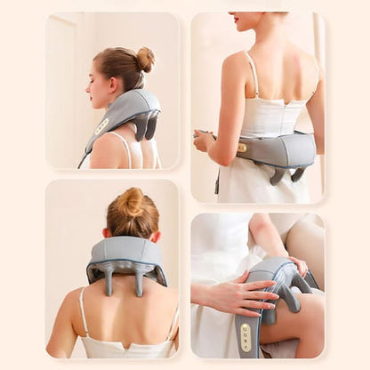 Masajeador inalámbrico para el alivio de cuello y hombros