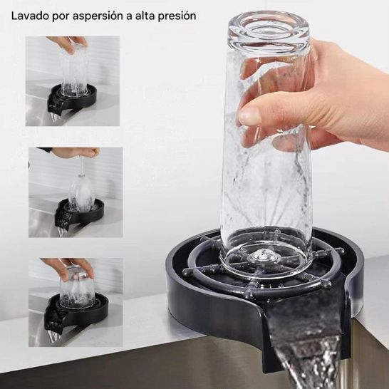 LIMPIADOR DE VASOS AUTOMÁTICO | Elimina residuos imposibles
