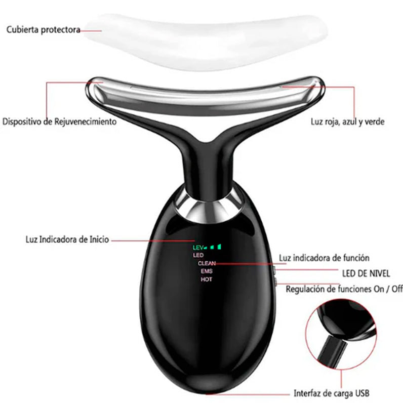 Masajeador facial multifunción Beauty Face™ | Reduce Arrugas Papada y Manchas