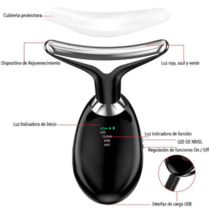 Masajeador facial multifunción Beauty Face™ | Reduce Arrugas Papada y Manchas