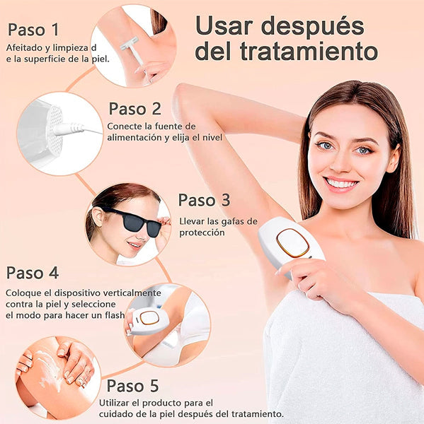 Depiladora Laser SkinGlow | Hazlo desde Casa