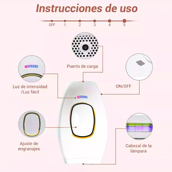 Depiladora Laser SkinGlow | Hazlo desde Casa