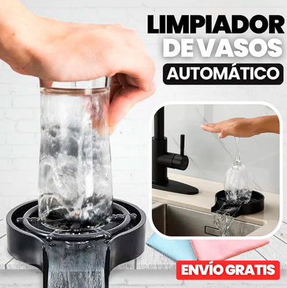 LIMPIADOR DE VASOS AUTOMÁTICO | Elimina residuos imposibles