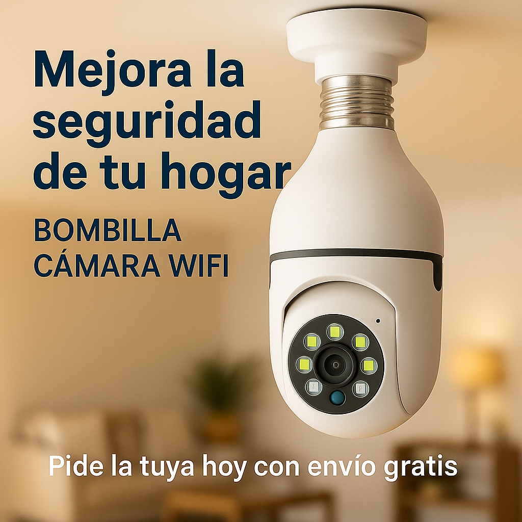 Cámara de Seguridad Inteligente FULL HD WiFi