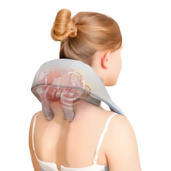 Masajeador inalámbrico para el alivio de cuello y hombros