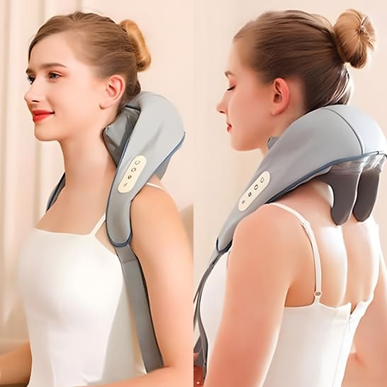 Masajeador inalámbrico para el alivio de cuello y hombros