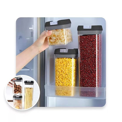 SET DE 5 CONTENEDORES 🥗 ALMACENA TUS ALIMENTOS HERMÉTICAMENTE