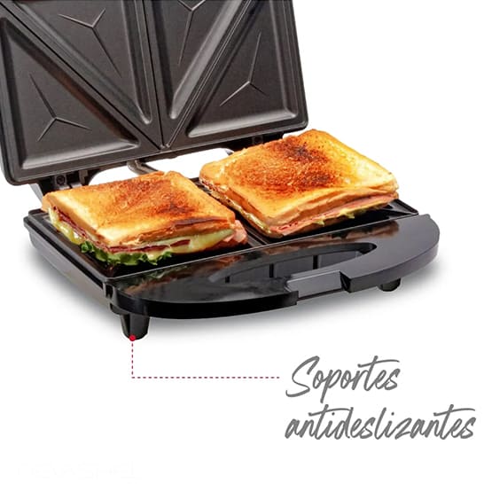 Sandwichera Eléctrica Antiadherente: Desayunos Ricos en Tiempo Récord 🥪