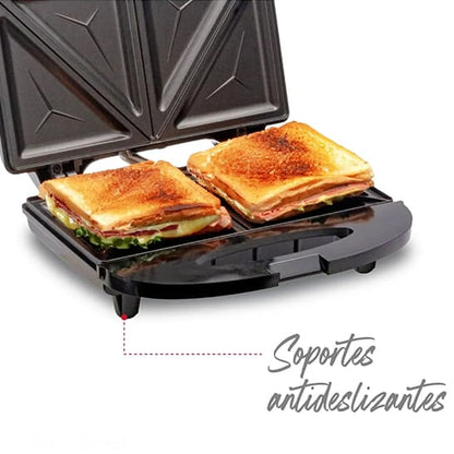 Sandwichera Eléctrica Antiadherente: Desayunos Ricos en Tiempo Récord 🥪