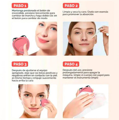 Masajeador facial con Microcorriente | Reafirma tu piel