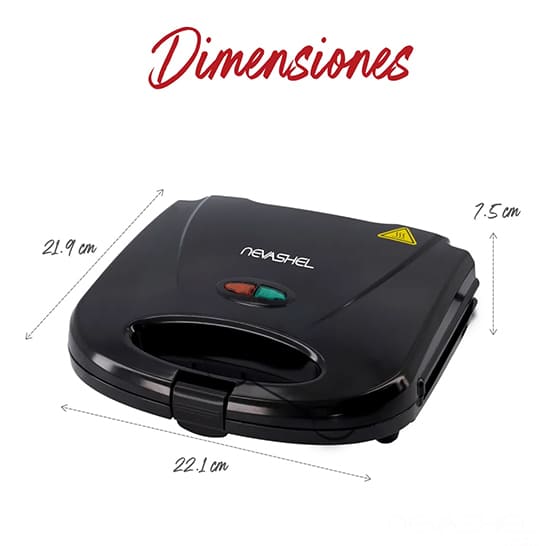 Sandwichera Eléctrica Antiadherente: Desayunos Ricos en Tiempo Récord 🥪
