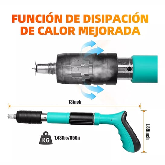 Pistola de Clavos Inalámbrica | Ideal para cualquier material 🔥