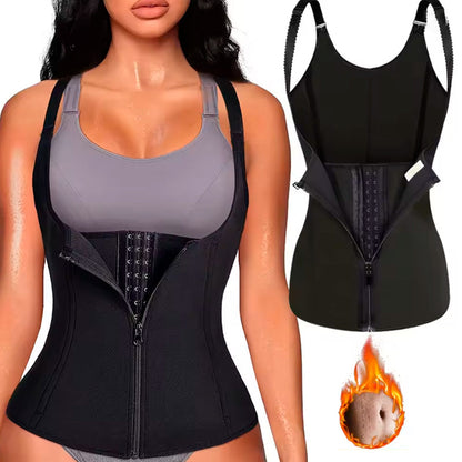 Faja Chaleco Moldeadora Negra | Define tu de Cintura ⏳✨