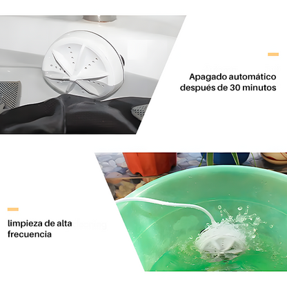 Mini Lavadora Turbo De 4 Marchas