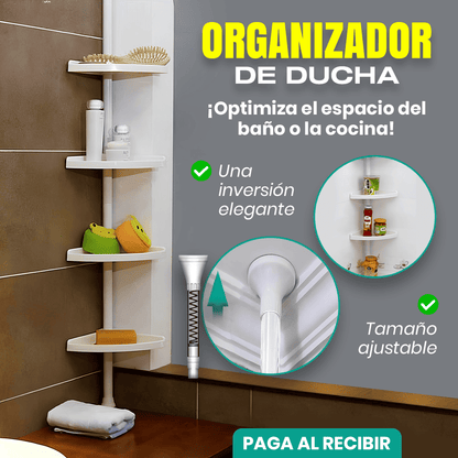 ORGANIZADOR DE DUCHA | Mantenga su baño siempre ordenado 👌