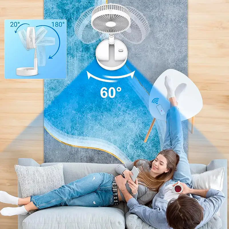 Ventilador Portátil y Ajustable | Llévalo contigo a donde quieras