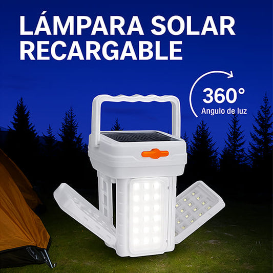 Lámpara Solar Recargable: Luz para cualquier situación 🔦