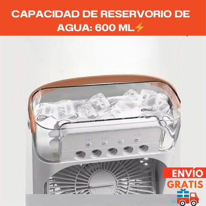 Enfriador Portátil Todo en Uno: Ventila, Humidifica y Enfría